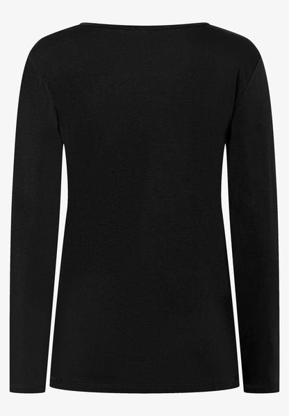 More &amp; More Black Women Long Sleeve T-Shirt SKU: 61920577_M0790 Image 03