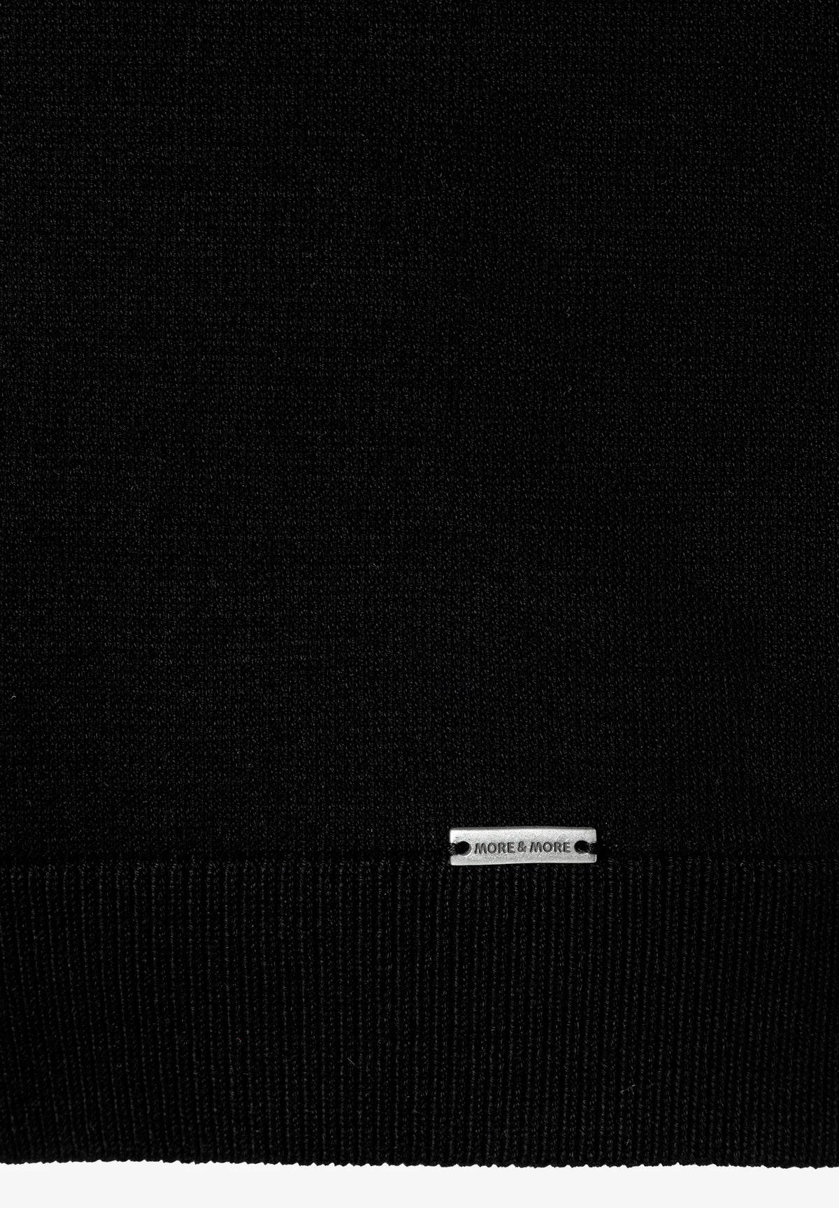 More &amp; More Black Women Turtleneck Sweater with Short Sleeves SKU: 61921452_M0790 Image 04