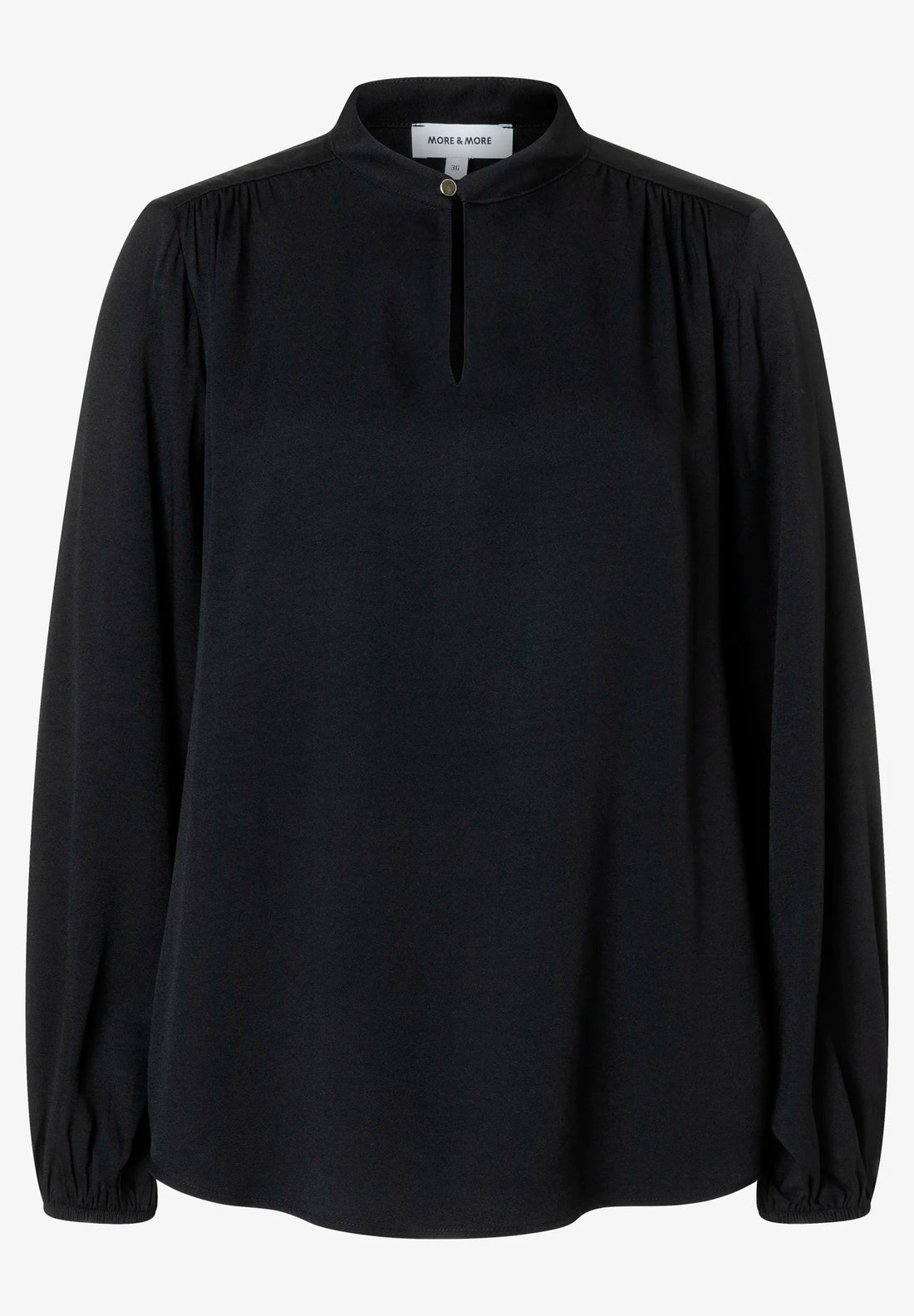 More &amp; More Black Women Viscose Blouse SKU: 61922503_M0790 Image 02