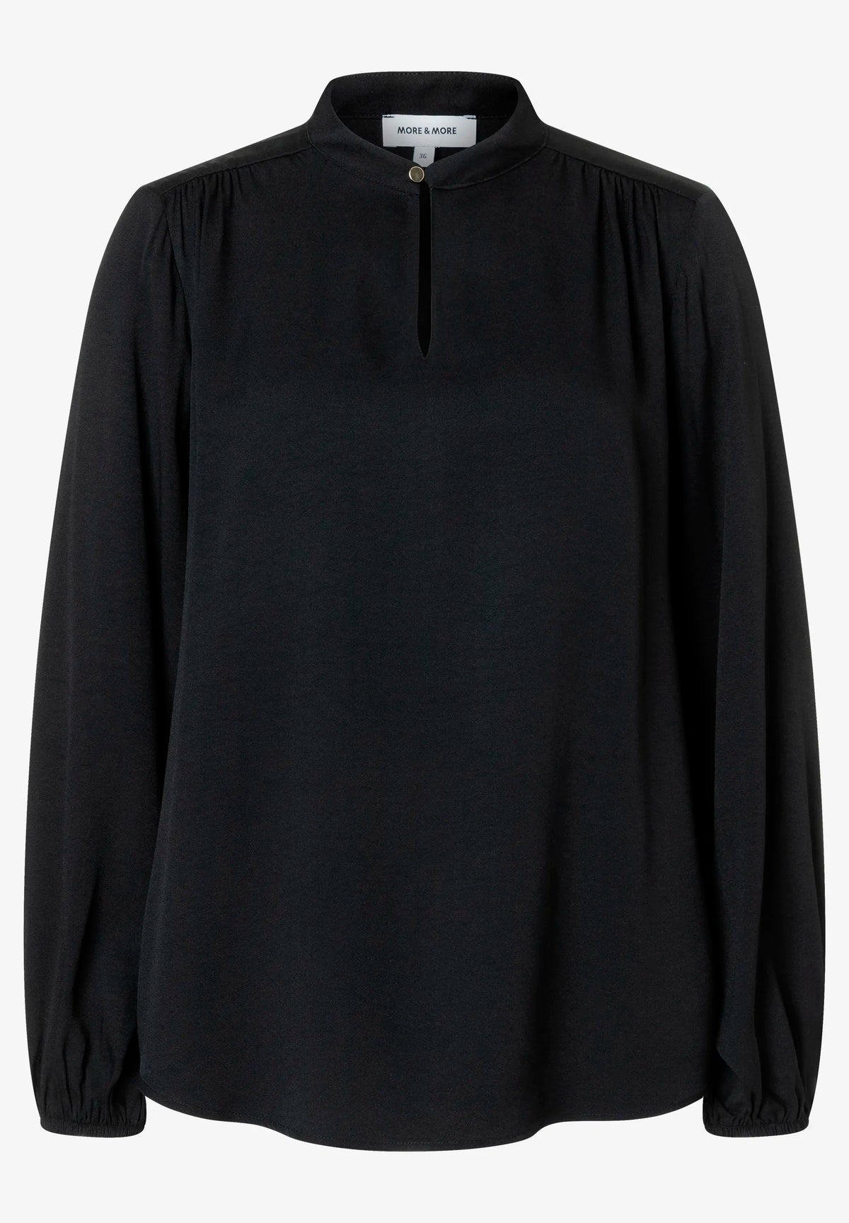 More &amp; More Black Women Viscose Blouse SKU: 61922503_M0790 Image 02
