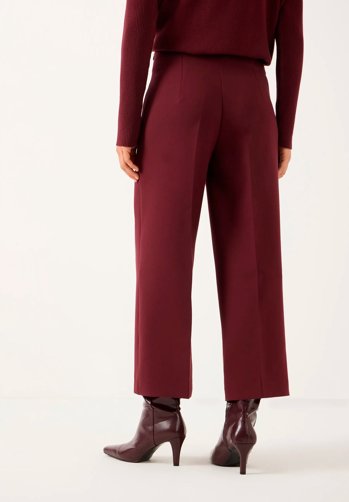 More &amp; More Pomegranate Red Women Culotte SKU: 61924434_M0561 Image 04