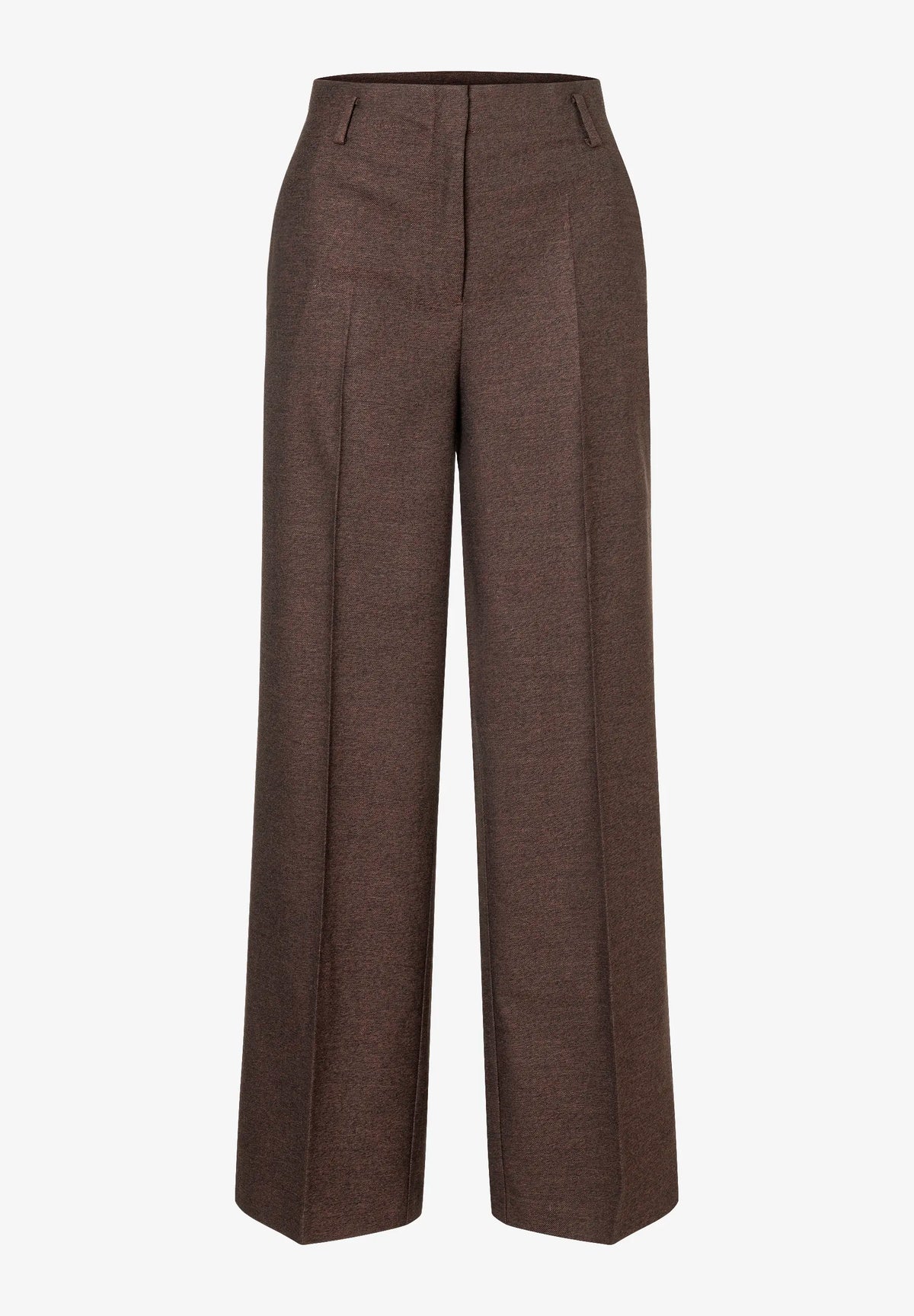 More &amp; More Two Tone Animal Print Women Wide-Leg Business Trousers SKU: 61924490_M2279 Image 05