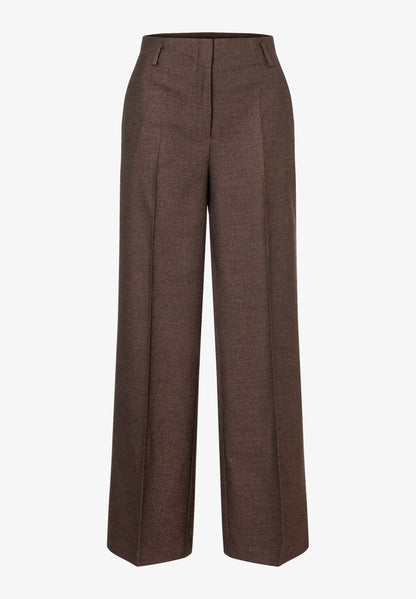 More &amp; More Two Tone Animal Print Women Wide-Leg Business Trousers SKU: 61924490_M2279 Image 05