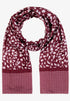 More & More Pomegranate Red Offwhite Women Printed Scarf SKU: 61929455_M2561 Image 01