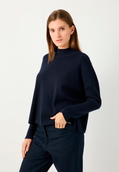 More &amp; More Marine Women Turtleneck Jumper SKU: 61931490_M0375 Image 01