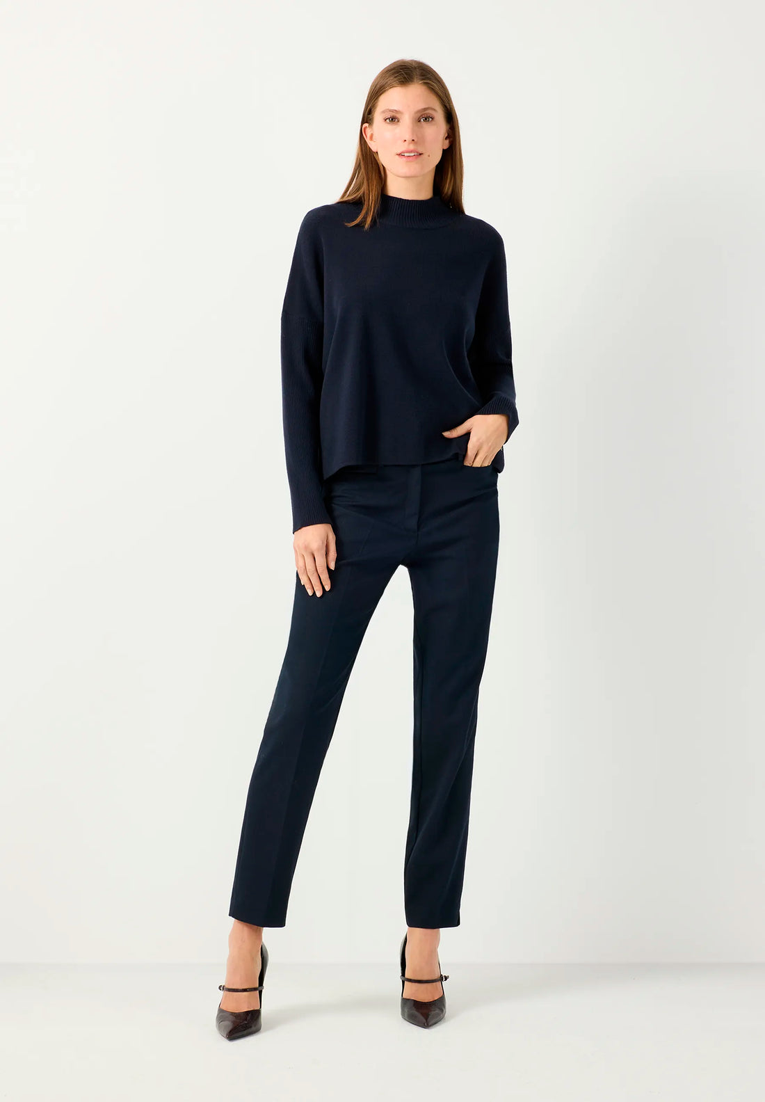 More &amp; More Marine Women Turtleneck Jumper SKU: 61931490_M0375 Image 02