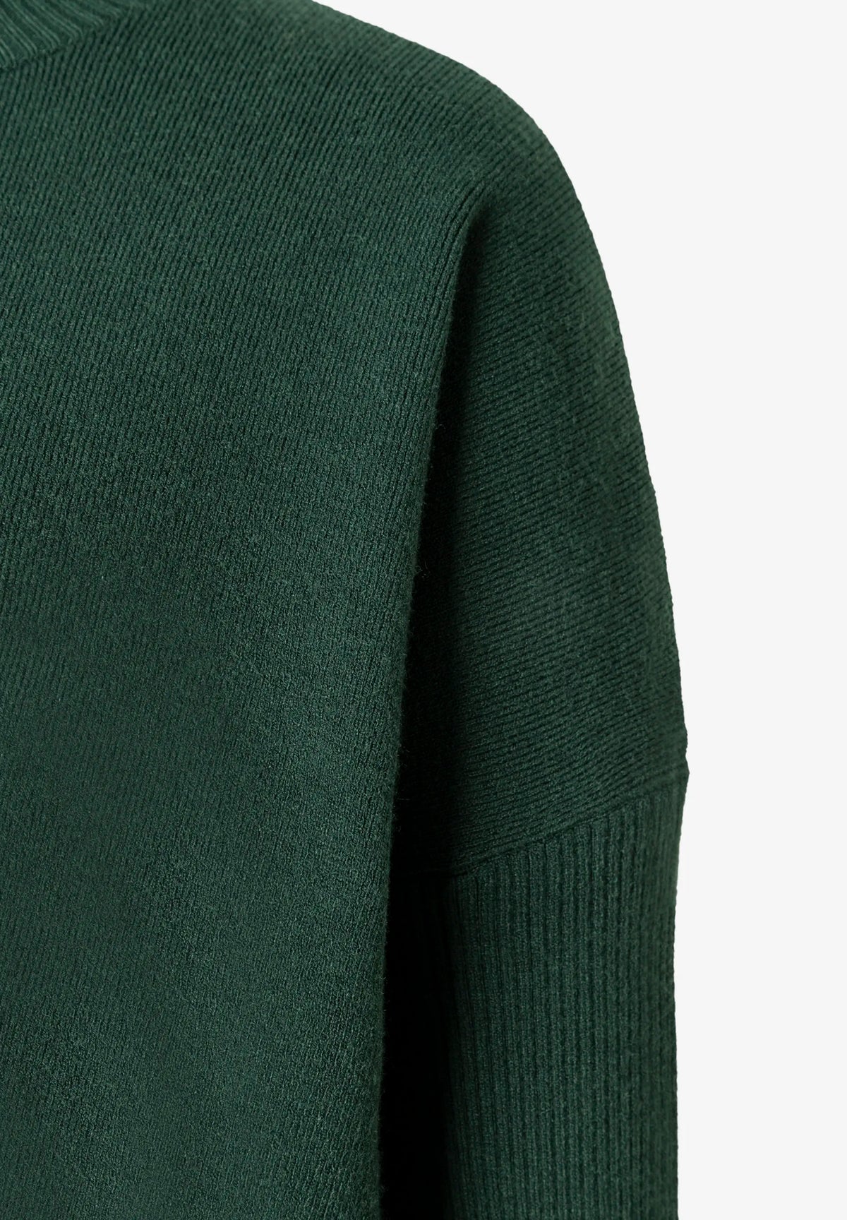 More &amp; More Dark Bottle Green Women Turtleneck Jumper SKU: 61931490_M0683 Image 05