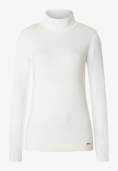 More &amp; More Off White Women Fine-Knit Roll-Neck Jumper SKU: 61931537_M0041 Image 02