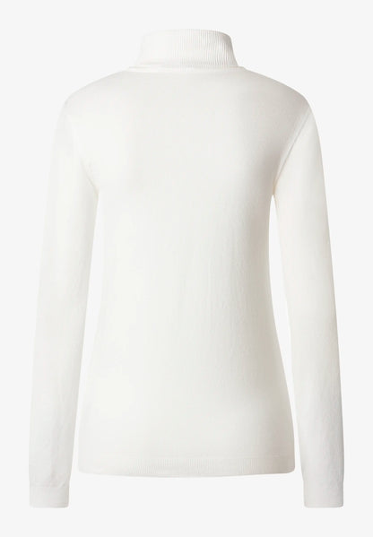 More &amp; More Off White Women Fine-Knit Roll-Neck Jumper SKU: 61931537_M0041 Image 03