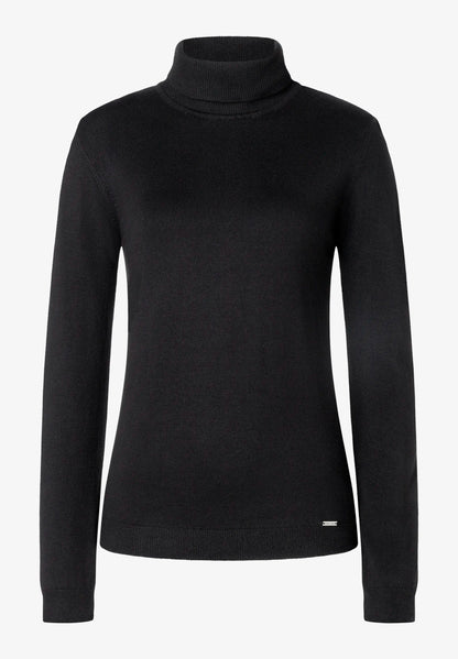 More &amp; More Black Women Fine-Knit Roll-Neck Jumper SKU: 61931537_M0790 Image 03