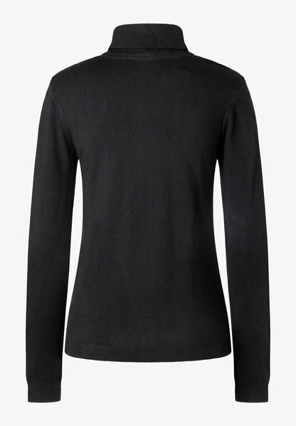 More &amp; More Black Women Fine-Knit Roll-Neck Jumper SKU: 61931537_M0790 Image 04