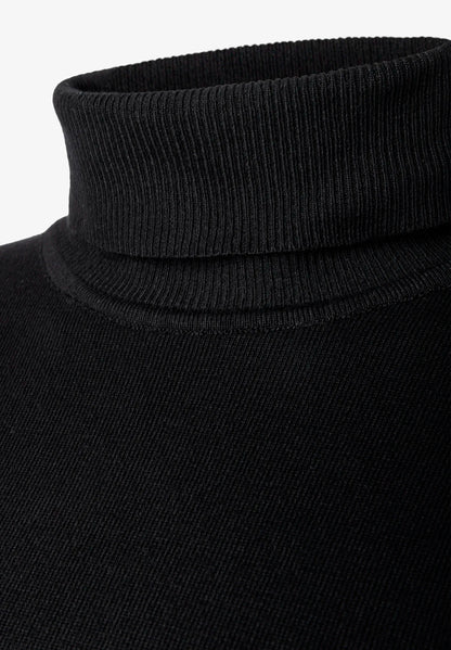 More &amp; More Black Women Fine-Knit Roll-Neck Jumper SKU: 61931537_M0790 Image 05