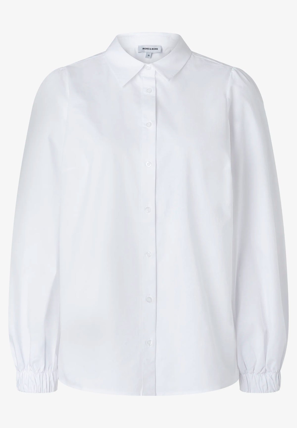 More &amp; More White Women Wide-Sleeve Blouse SKU: 61932506_M0010 Image 03