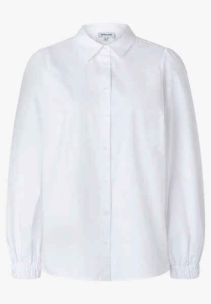 More &amp; More White Women Wide-Sleeve Blouse SKU: 61932506_M0010 Image 03