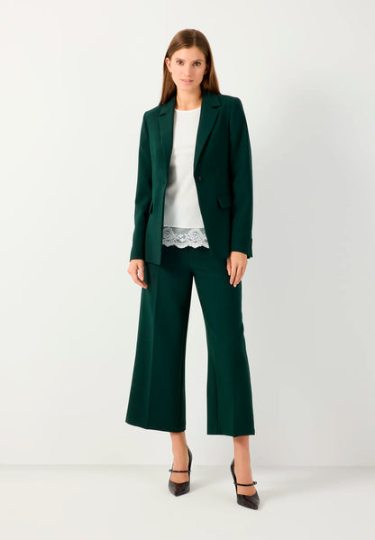 More &amp; More Dark Bottle Green Women Culottes SKU: 61934434_M0683 Image 02
