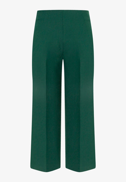 More &amp; More Dark Bottle Green Women Culottes SKU: 61934434_M0683 Image 06