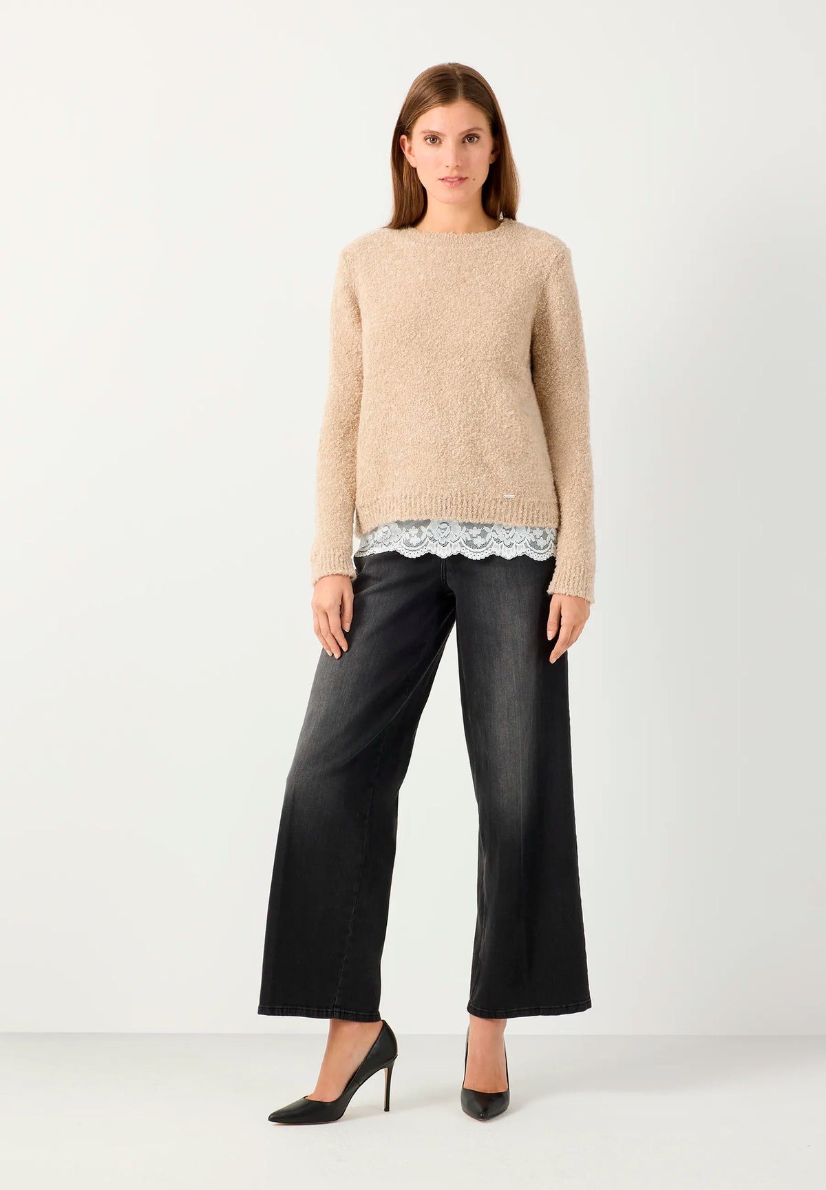 More &amp; More Dark Grey Denim Women Wide-Leg Jeans SKU: 61934493_M0968 Image 02