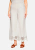 Betty Barclay Offwhite Women Culottes with Elastic Waistband SKU: 6200-1934_1014 Image 01