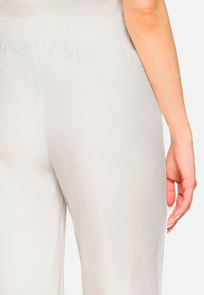 Betty Barclay Offwhite Women Culottes with Elastic Waistband SKU: 6200-1934_1014 Image 07