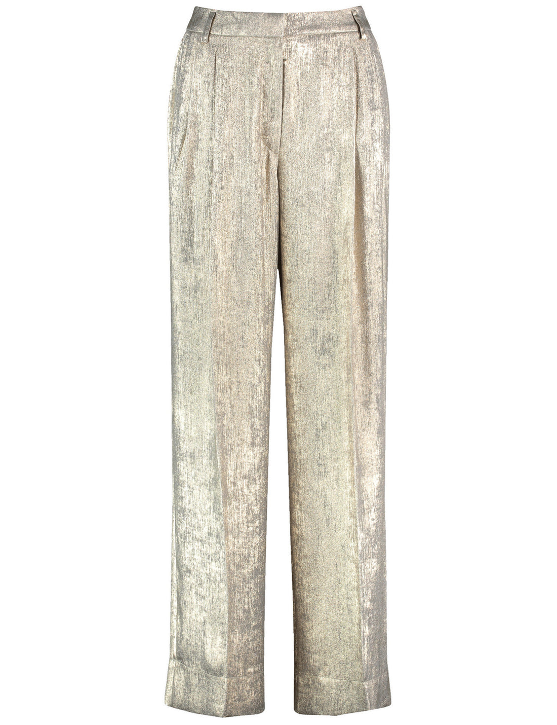 Palazzo Trousers With A Shimmering Gold Effect_620412-11318_9011_02