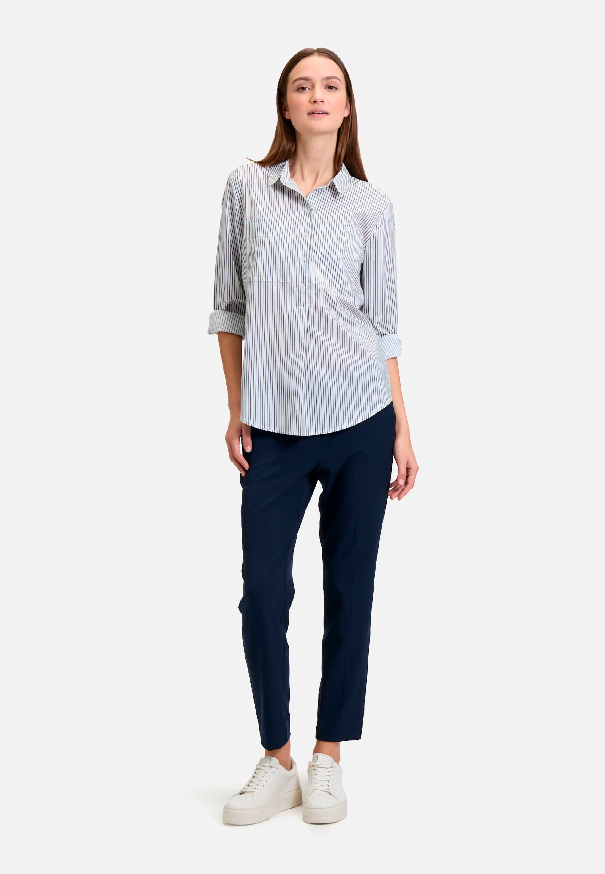 Betty Barclay_Navy Blue_Suit Trousers with Pockets_6238-3747_8543_01