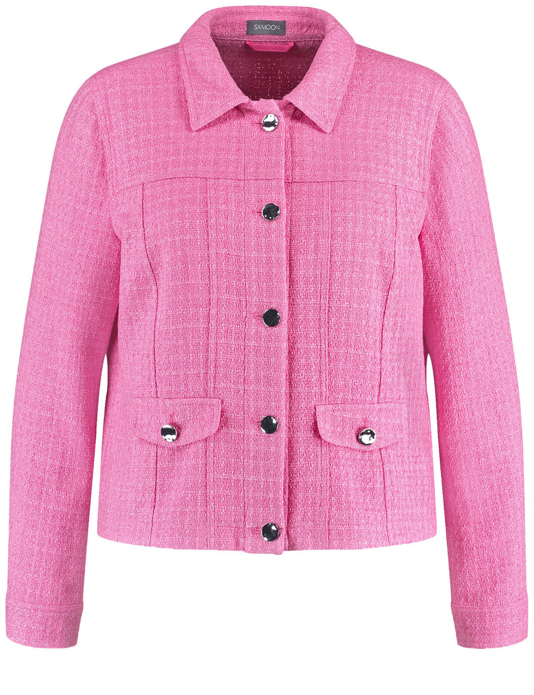 Samoon_Lightweight Blazer Jacket in Textured Fabric_630606-21122_3580_03