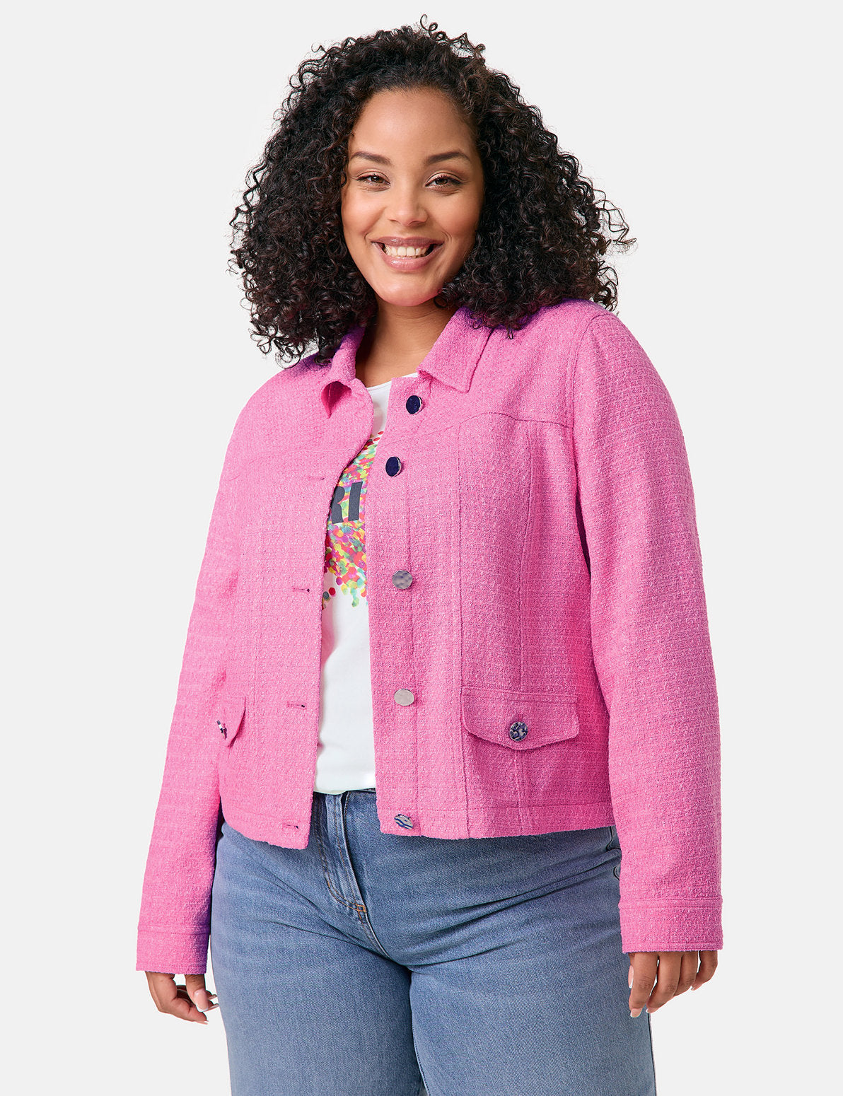Samoon_Lightweight Blazer Jacket in Textured Fabric_630606-21122_3580_06