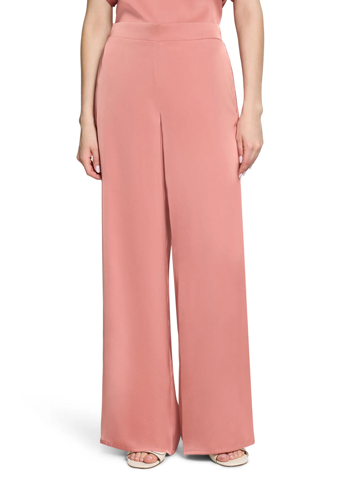 Betty Barclay Light Mahogany Women Marlene Trousers with Slit SKU: 6368-1196_4688 Image 01