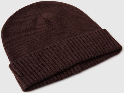 Benetton Dark Brown Women 100% Wool Hat SKU: 63UWVA00G_0G3 Image 03