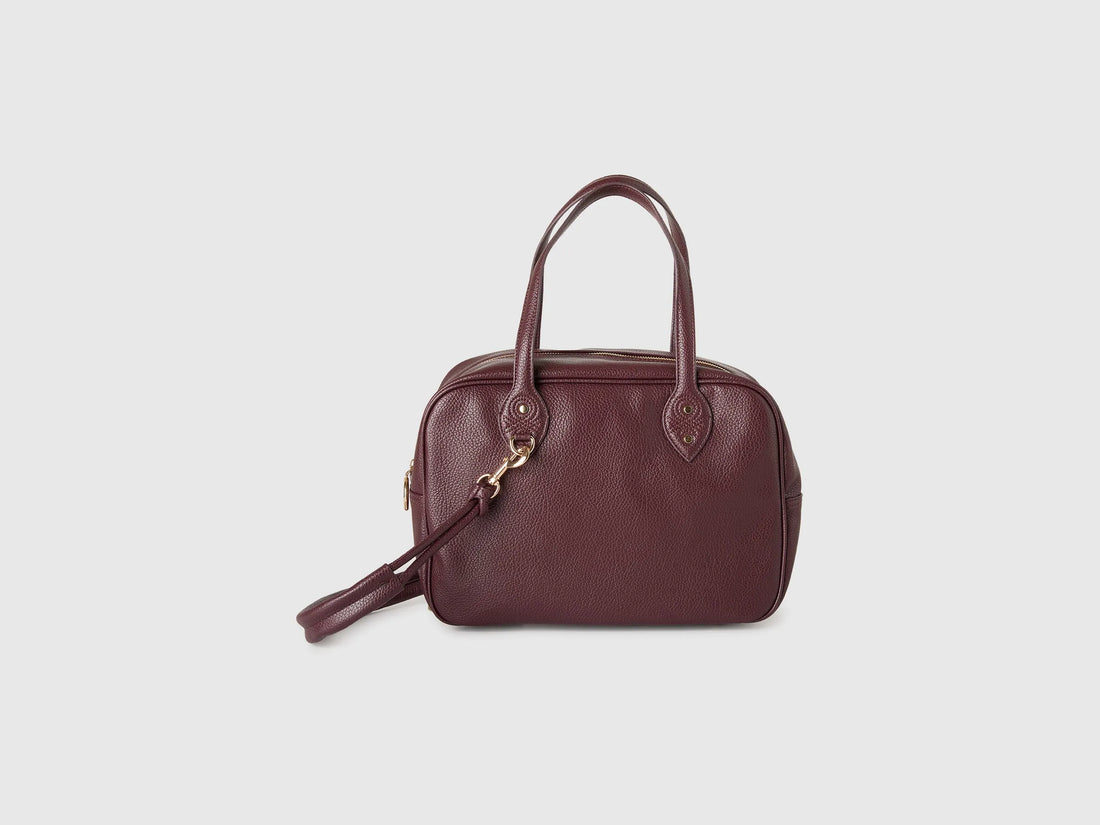 Benetton Burgundy Women Shoulder Bowling Bag SKU: 641BVY03I_902 Image 01