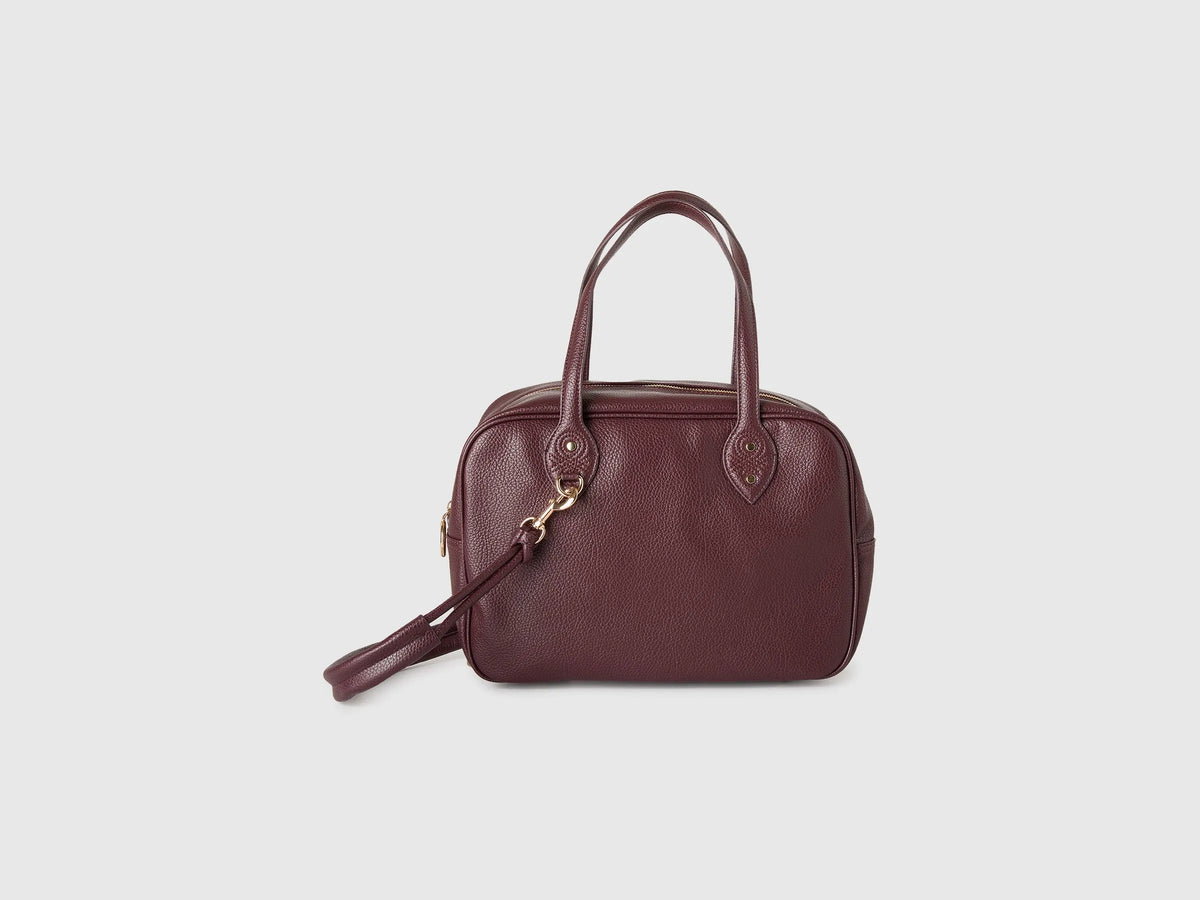Benetton Burgundy Women Shoulder Bowling Bag SKU: 641BVY03I_902 Image 01