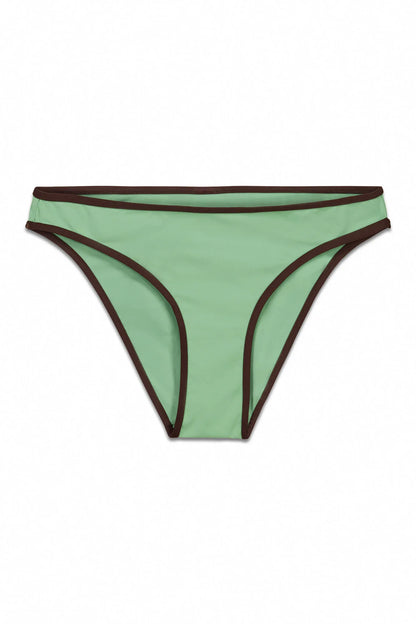 Women Secret_Green_Green Contrast Classic Bikini Bottoms_6463616_26_07