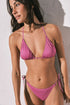 Women Secret Pink Women Pink Classic Strappy Shimmer Bikini Bottoms SKU: 6463647_70 Image 01