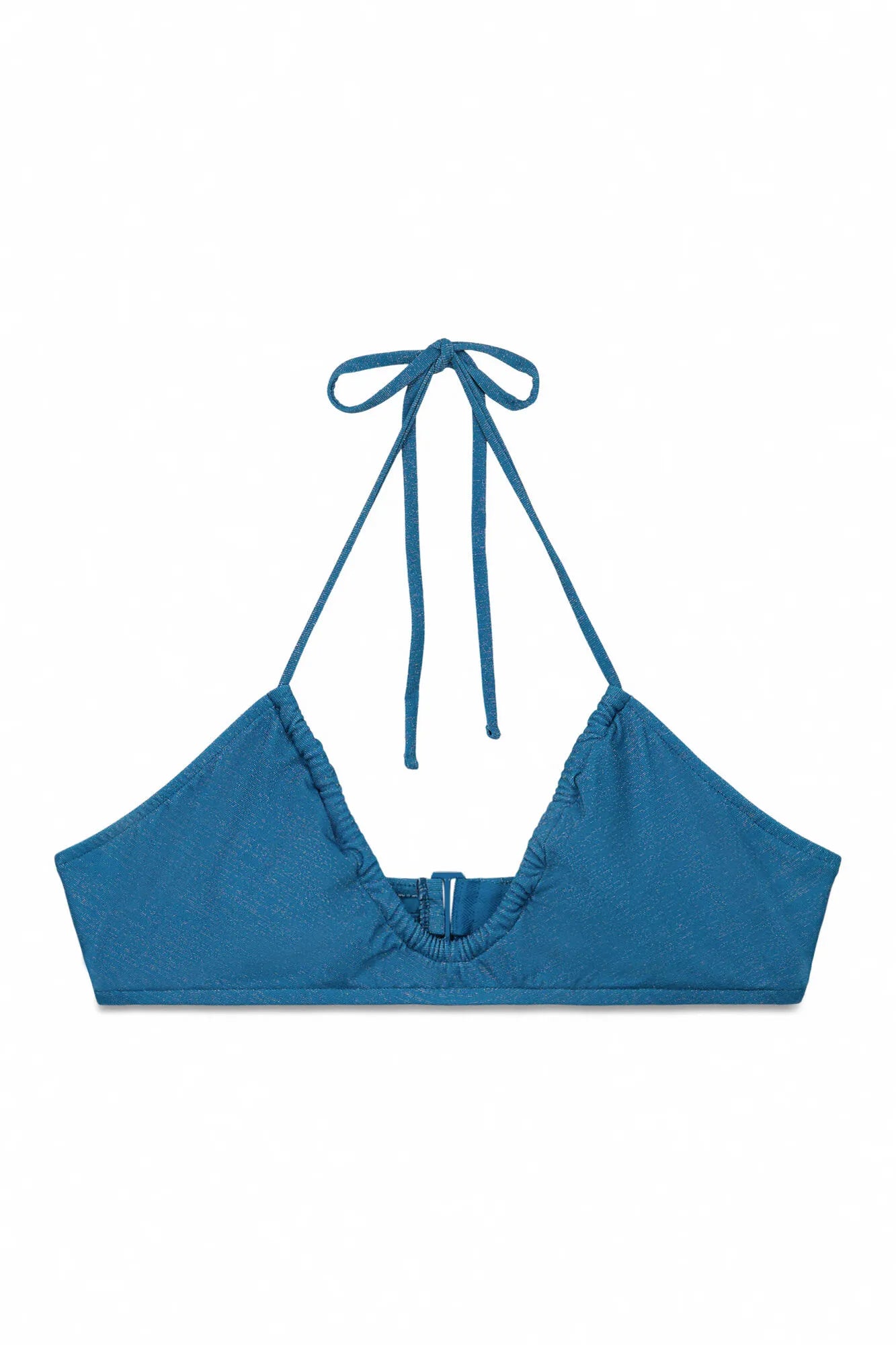 Women Secret Light Blue Women Pink Ruched Shimmer Bikini Top SKU: 6483767_17 Image 07