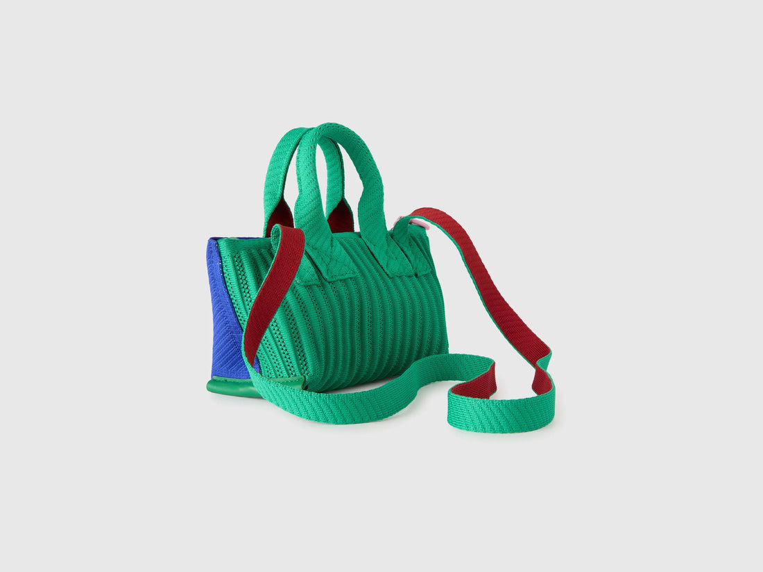 Benetton Blue Women Mini Tote with Shoulder Strap SKU: 64I8VY02C_901 Image 02