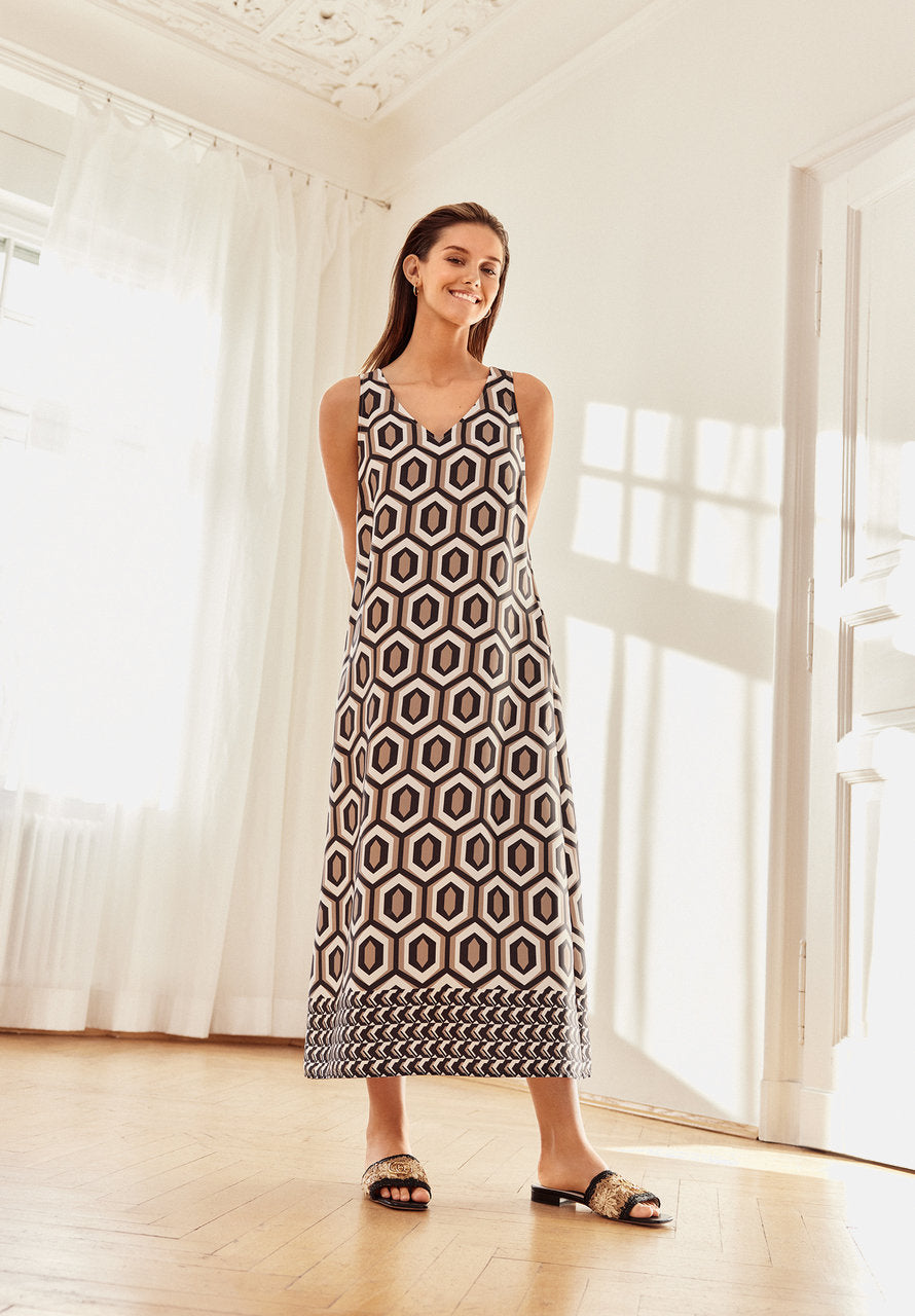 Summer Dress With V Neck_6567 4109_6815_01