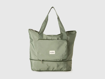 Benetton Military green Men, Women Military Green Resealable Bag SKU: 65KTVY02F_904 Image 01