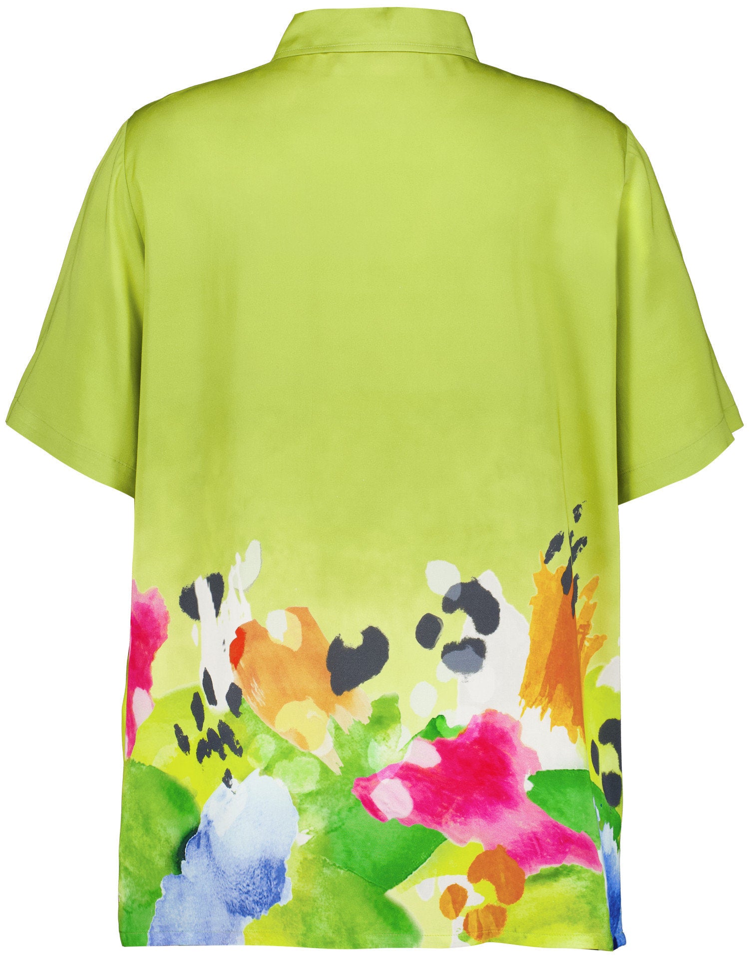 Samoon_Short Sleeve Blouse with a Floral Print_660629-21140_5752_05