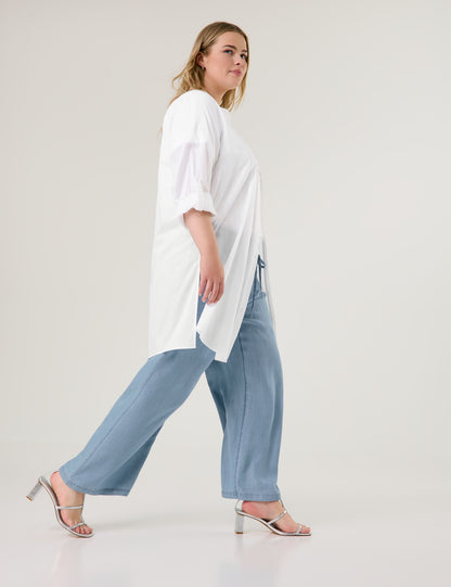 Samoon_Long Blouse Made of Lightweight Cotton Voile_660637-21145_9600_07