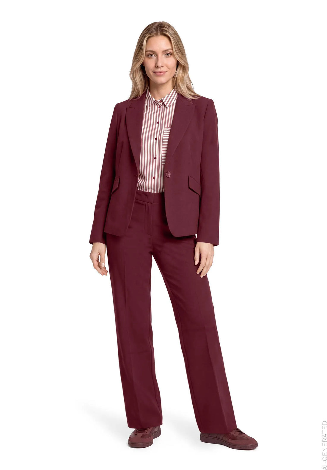 Betty Barclay Fall Burgundy Women Suit Trousers SKU: 6636-3747_4626 Image 02