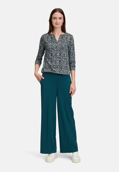 Betty Barclay_Deep Teal_Suit Trousers with Pockets_6636-3747_5048_01