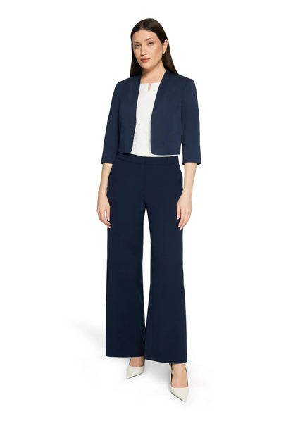 Betty Barclay Navy Blue Women Pants Classic 1/1 Length SKU: 6636-3747_8543 Image 02