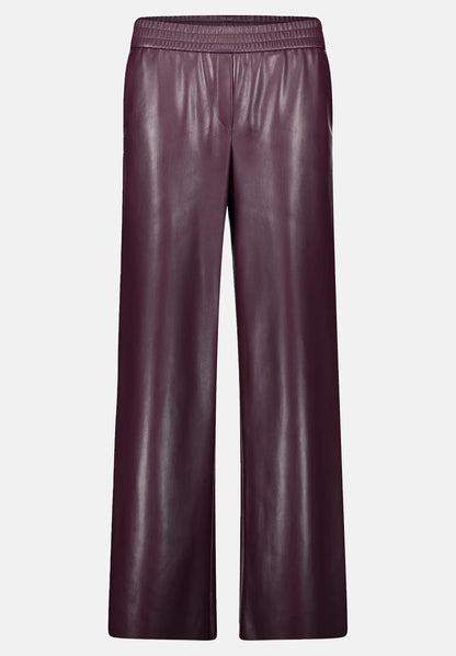 Betty Barclay_Dark Aubergine_Wide-Leg Pull-On Trousers_6640-3127_4685_05