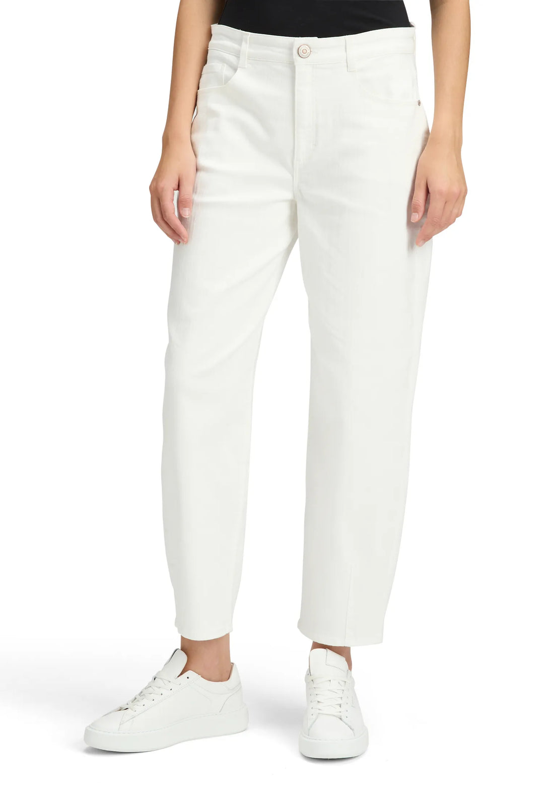Betty Barclay White Denim Women Pants Casual 7/8 Length SKU: 6694-3381_1620 Image 01