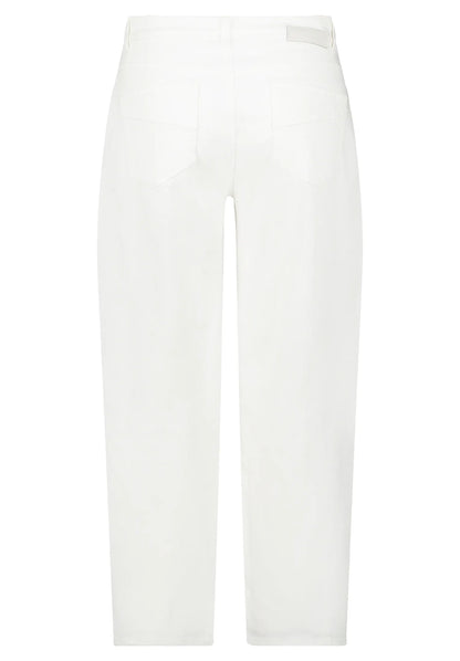 Betty Barclay White Denim Women Pants Casual 7/8 Length SKU: 6694-3381_1620 Image 04