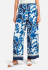 Betty Barclay Cream/Dark Blue Women Pull-On Trousers with Print SKU: 6697-3369_1883 Image 01