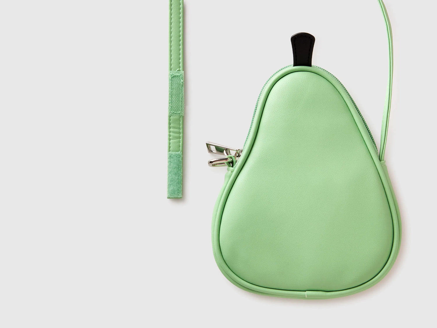 Benetton Light Green Girls Pear-Shaped Crossbody Bag SKU: 66RVRY004_13D Image 03