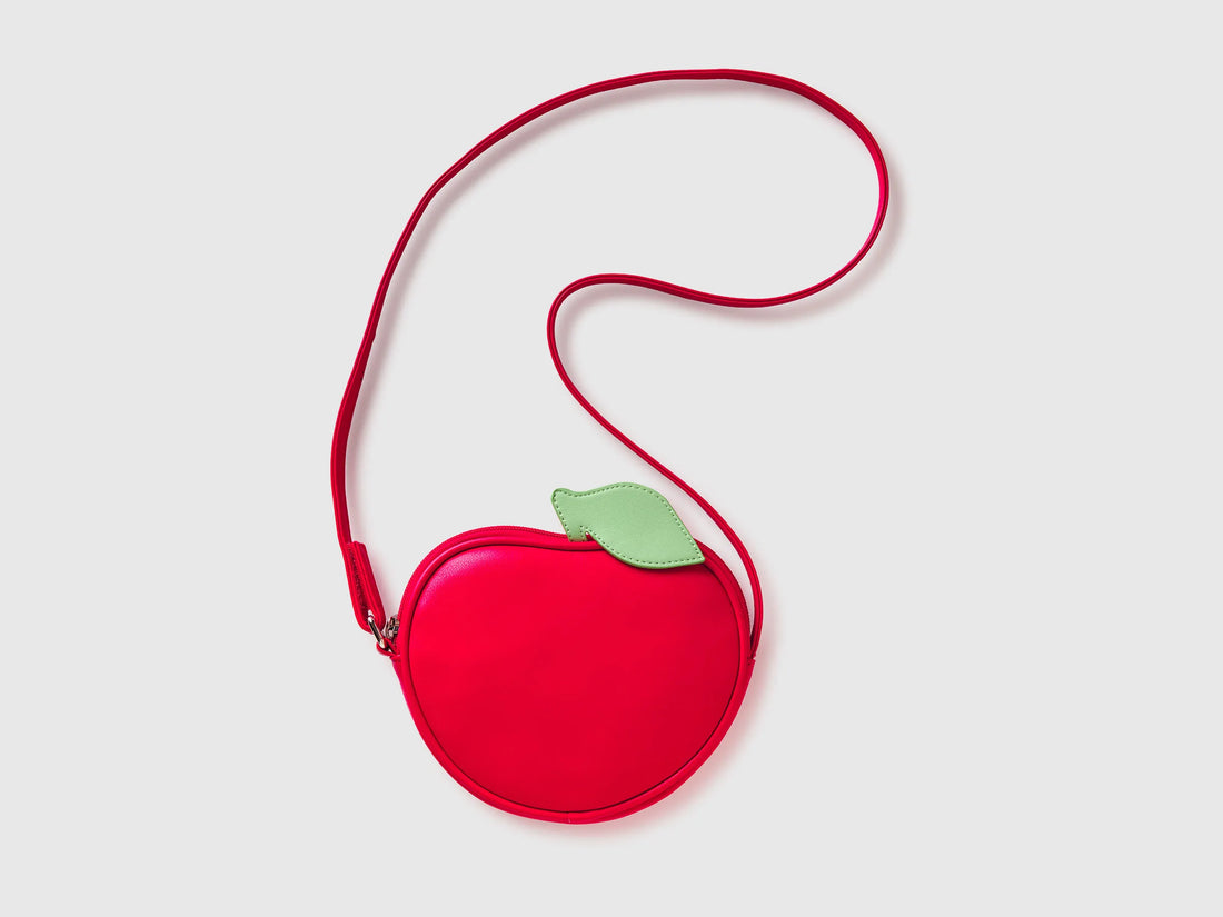 Benetton Red Girls Apple-Shaped Crossbody Bag SKU: 66RVRY004_30A Image 01