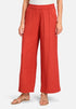 Betty Barclay Rust Red Women Textured Pull-On Trousers SKU: 6700-3338_4429 Image 01