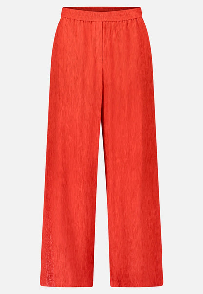 Betty Barclay Rust Red Women Textured Pull-On Trousers SKU: 6700-3338_4429 Image 03